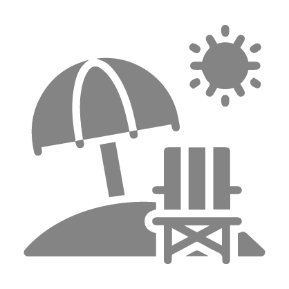 Private beach access